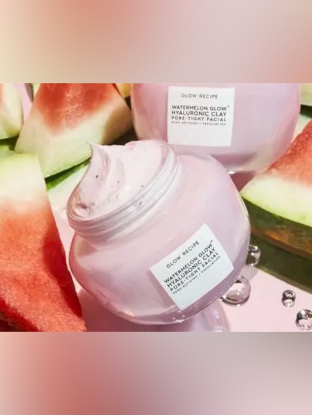 Glow Recipe Pink Watermelon Glow Hyaluronic Clay Facial 🍉